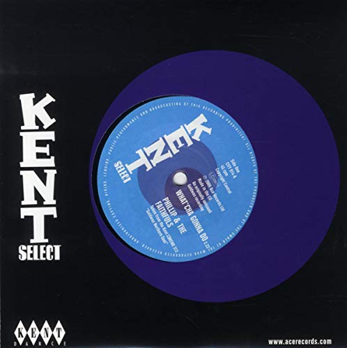 Purple vinyl record label with white text: "Phillip & The Faithfuls/What'cha Gonna Do".
