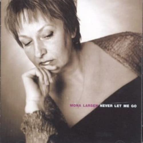 CD cover featuring Mona Larsen, a woman with short hair, looking downward.