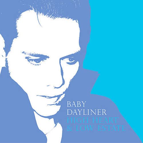CD cover: blue and white portrait of a man, text “Baby Dayliner”.