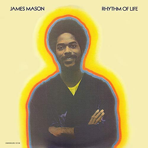 CD cover: portrait of James Mason with a yellow and orange aura.