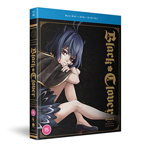 Black Clover Season 3 Part 3 Blu-ray cover featuring a young woman.