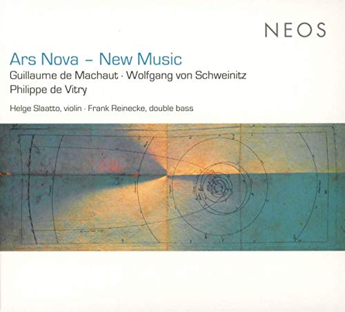 "CD cover with abstract art, white background, and blue and black text."