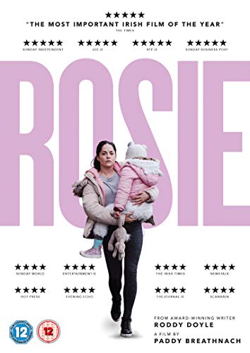 DVD cover for "Rosie" featuring a woman holding a young child.