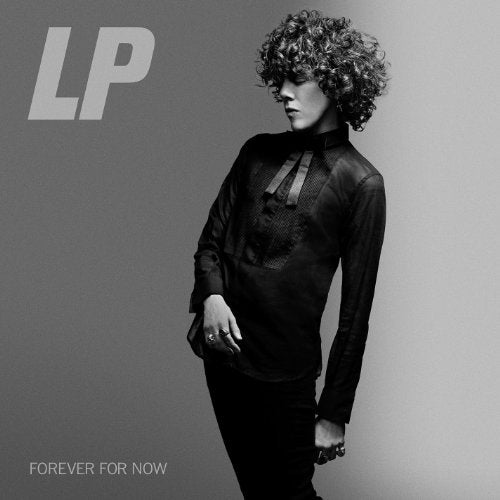LP’s “Forever for Now” CD cover: black and white portrait of a person.