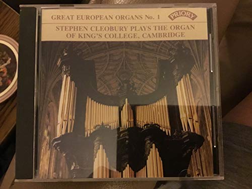 CD cover featuring a large pipe organ inside King’s College, Cambridge.