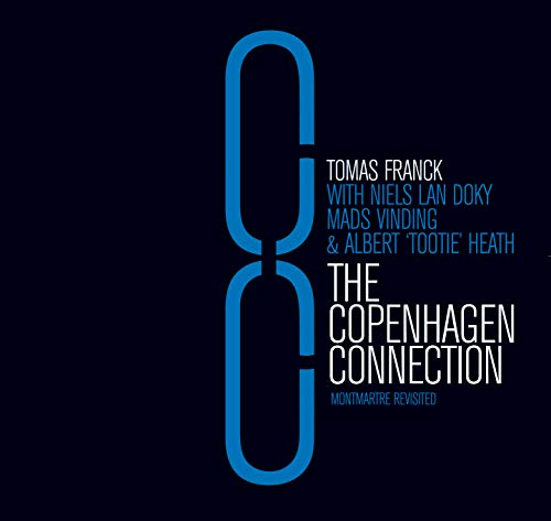 CD cover for "The Copenhagen Connection" by Tomas Franck, featuring blue chain links.