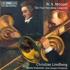 A CD cover featuring a painting of two men playing French horns.
