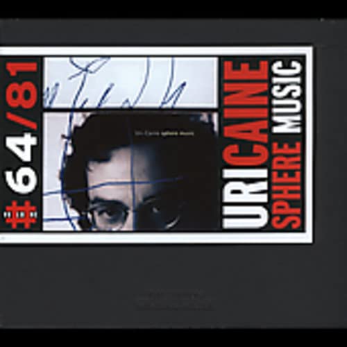 CD cover for Uri Caine's "Sphere Music" featuring a portrait and abstract art.