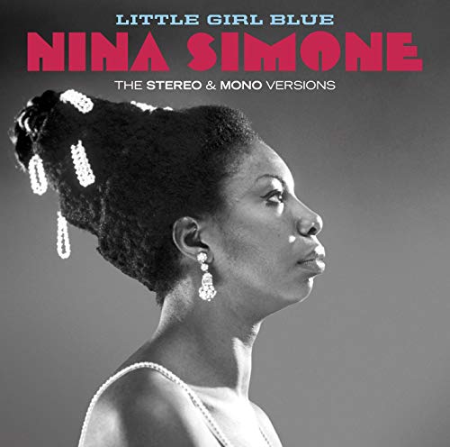 Nina Simone's album cover featuring a black-and-white portrait of her facing right.
