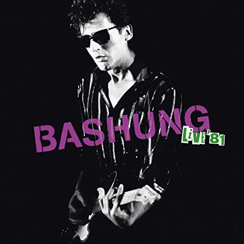 Black and white portrait of a musician with sunglasses, album cover.