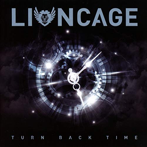 CD cover for Lioncage’s “Turn Back Time” featuring a clock face.