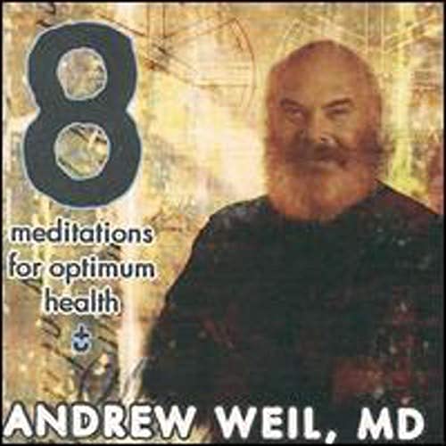 CD cover featuring Andrew Weil, MD, with text and abstract background.