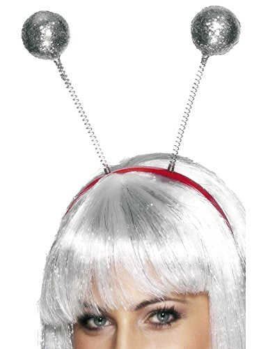 Smiffys Glitter Ball Boppers - Silver