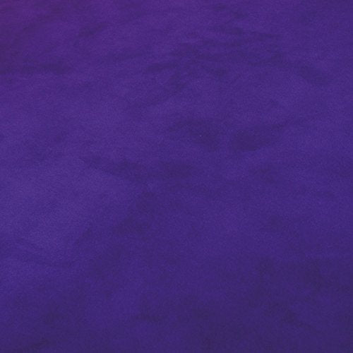 Solid purple background, textured like fabric or velvet.