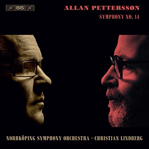 CD cover with two men's profiles and red and gold text on black background.