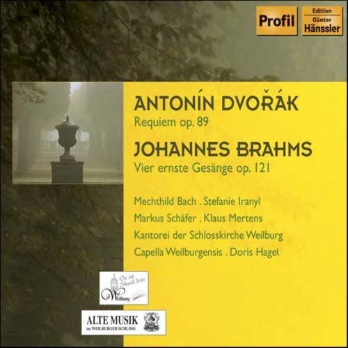 CD cover for Dvorak’s Requiem and Brahms’s Vier ernste Gesänge.