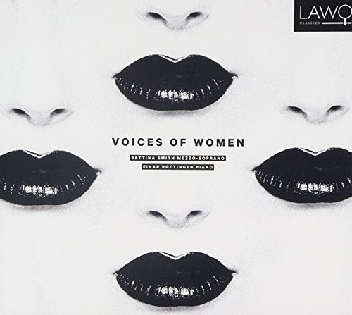 "Album cover featuring four women's lips and the title 'Voices of Women'."