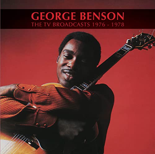 George Benson playing a guitar, album cover for "TV Broadcasts 1976-1978".
