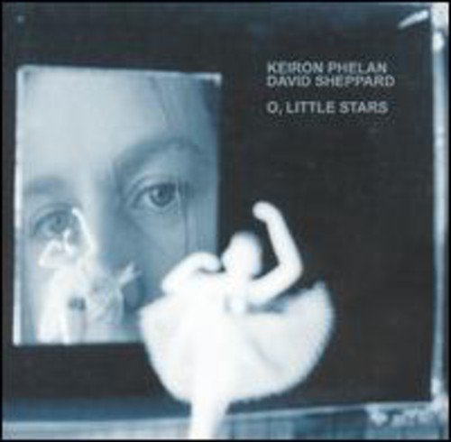 CD cover with a face and small ballerina figures in blue tones.