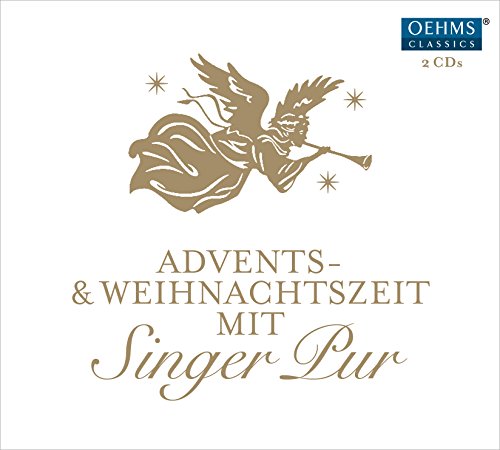 CD cover with golden angel playing trumpet, text in German.