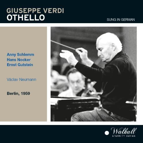 CD cover: Conductor Václav Neumann leading an orchestra, Berlin, 1959.