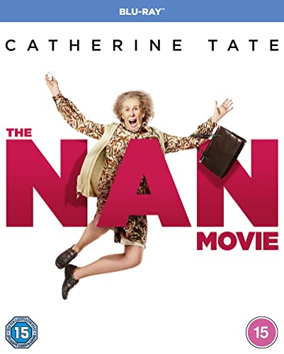 Blu-ray cover for "The Nan Movie" featuring Catherine Tate in character.