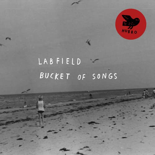 Labfield āBucket Of Songsā vinyl album cover with beach scene.
