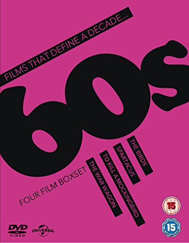 Pink DVD cover with "60s" in large black text and film titles listed.