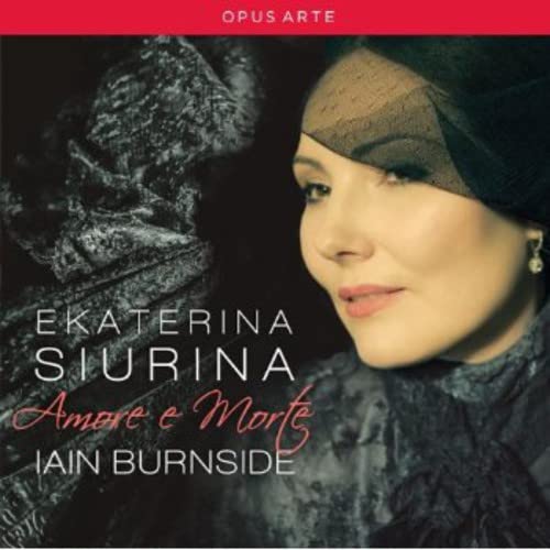 CD cover featuring Ekaterina Siurina in profile, veiled, with a sculpture.