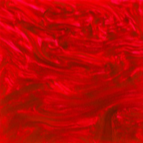 The image shows a red marbled background with a white border.