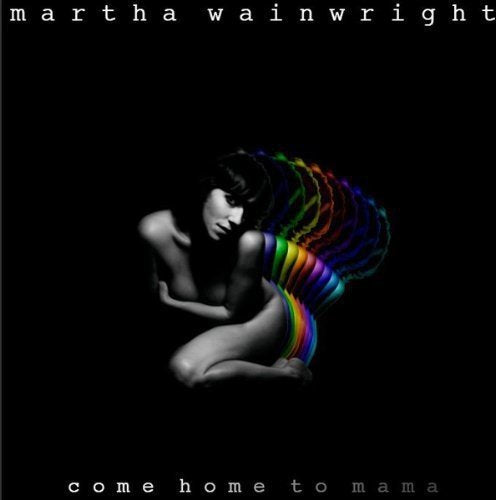 Album cover featuring a woman with a rainbow-colored wing against a black background.