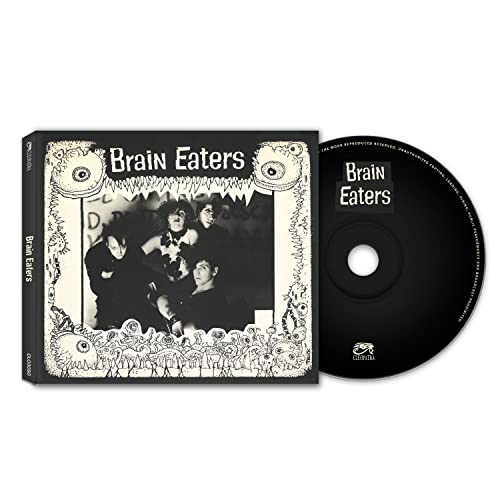CD case and disc for “Brain Eaters” featuring a band portrait.