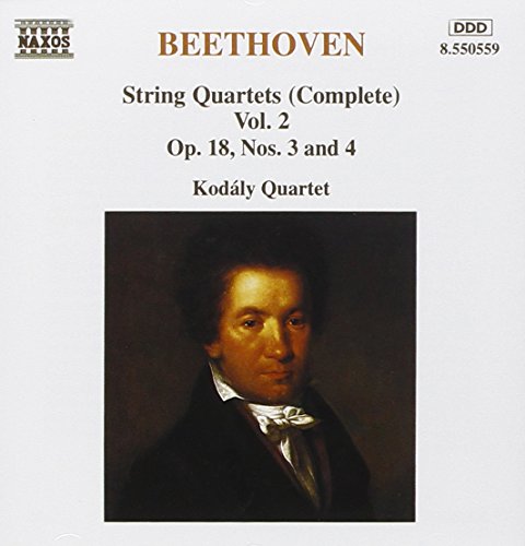 CD cover with Beethoven portrait, white background, and text describing the music content.