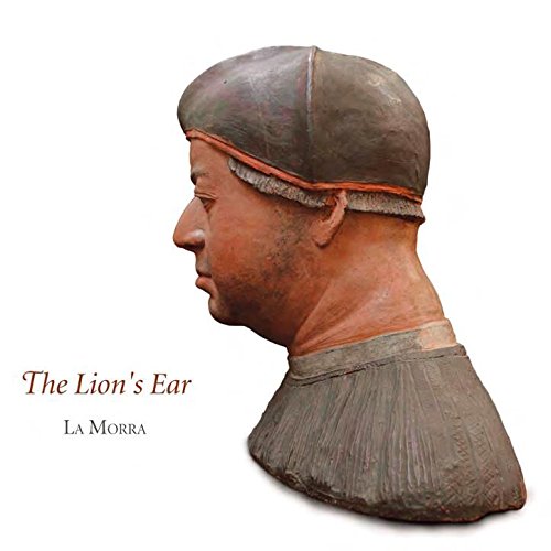 "CD cover featuring a stone bust of a man's head, facing left, on a white background."