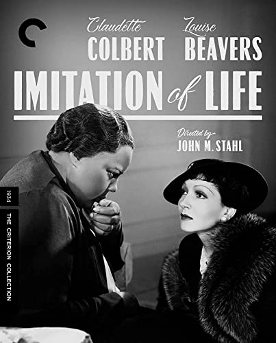 1934 film poster for “Imitation of Life” featuring two women in profile.