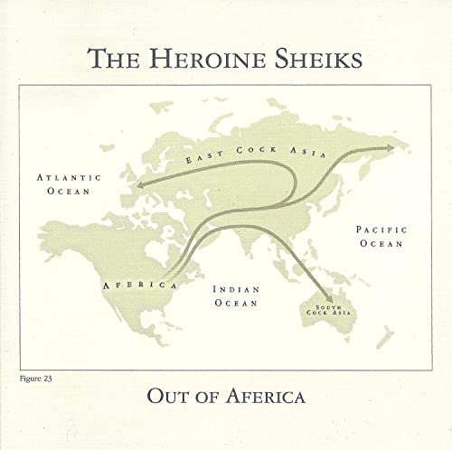 Album cover: map of Africa and Eurasia with text, "Out of Africa".