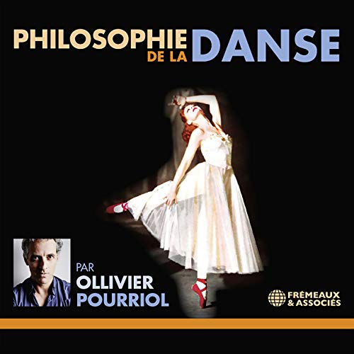 CD cover with a ballerina in white and a portrait of Ollivier Pourriol.