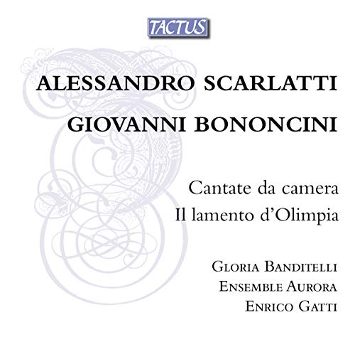 CD cover for “Cantate Da Camera” by Scarlatti, Bononcini, and Banditelli.