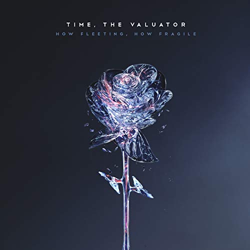 CD cover: shattered, blue-toned rose against a dark gradient background.