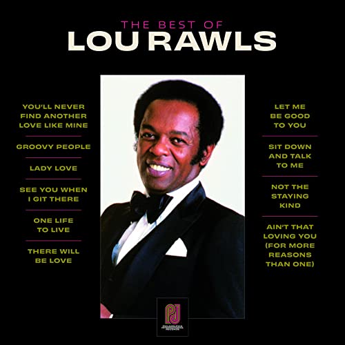 Lou Rawls album cover featuring a smiling portrait in a tuxedo.