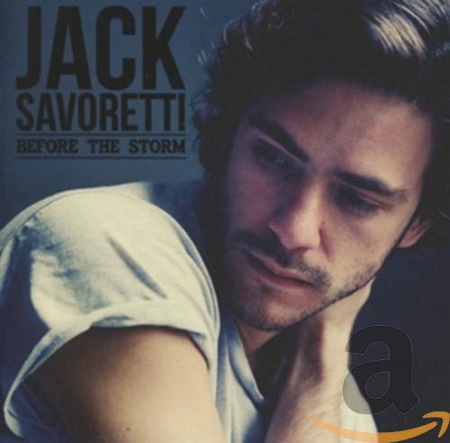 CD cover for Jack Savoretti’s “Before the Storm” featuring his portrait.