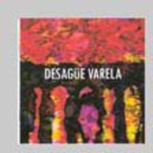 CD cover for “Desague Varela” with abstract red and black artwork.