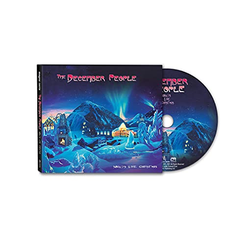 CD cover for “The December People - Sounds Like Christmas” with winter scene.
