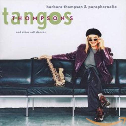 CD cover: Barbara Thompson with saxophone, wearing a beret and jacket.