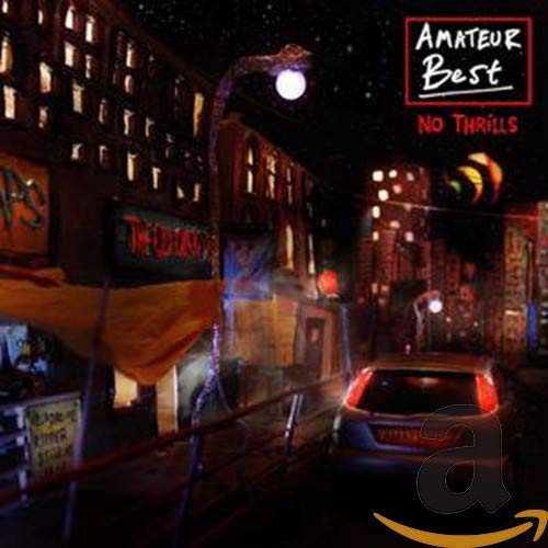 CD cover: Night street scene with buildings, a car, and neon signs.
