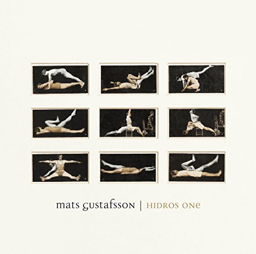 Album cover with nine photos of a man in dynamic poses on a white background.