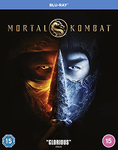 Mortal Kombat Blu-ray cover featuring Sub-Zero and Scorpion facing each other.