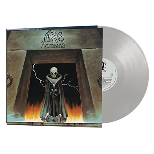 Axe Nemesis vinyl record with cover art of a cloaked skeletal figure.
