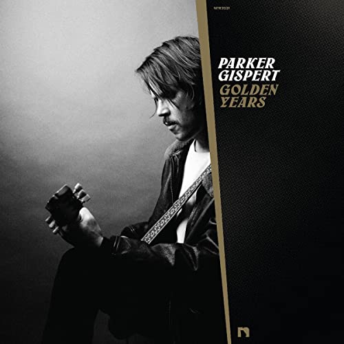 Album cover for Gispert, Parker’s “Golden Years” featuring a musician with a guitar.