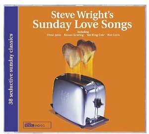 CD cover for “Steve Wright’s Sunday Love Songs” with toast image.